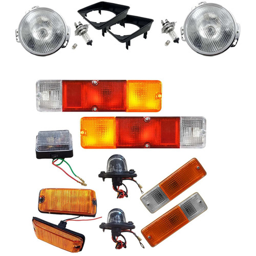 Headlights complete side - headlights,
