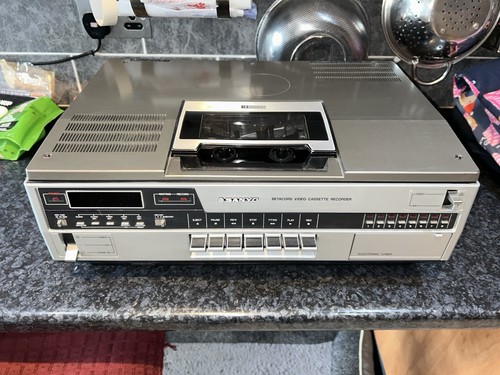 Vintage betamax video recorder - vintage,
