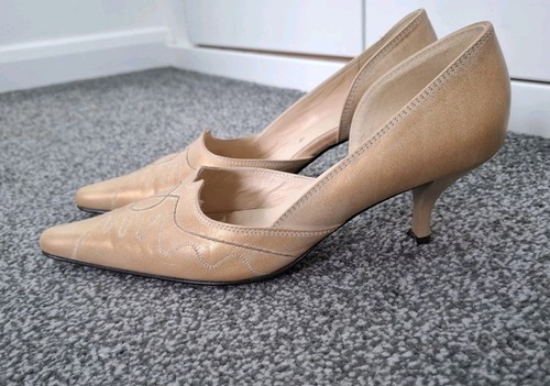 Hogl leather pointed kitten - leather,