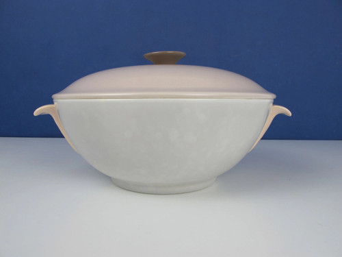 Poole pottery tureen twintone - poole,
