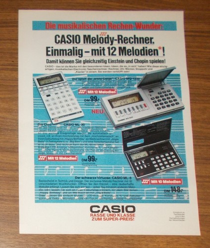 Rare advertising vintage casio - rare,