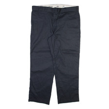 DICKIES 874 Workwear Mens Trousers Black Regular Straight W40 L30