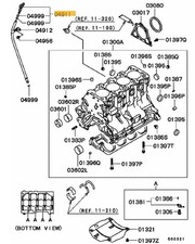 Gauge, engine oil, Dipstick Evo X