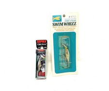 2 Spin Fishing Lures- Homer Le Blanc Swim Whizz And Rapala