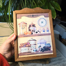 Vintage wooden keys holder