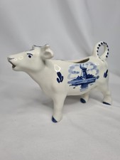 Vintage Delfts Blue Cow