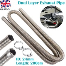 24mm Exhaust Pipe Dual-layer Stainless Steel for Webasto Eberspacher Heater Part