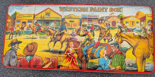 Vintage children tin - vintage, children's