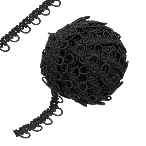 Yard braid trim - with, button