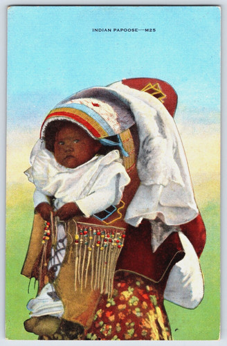 Native american papoose - native,