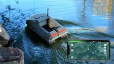 Rippton Catch X Mini GPS Carp Fishing Tech Black Bait Boat - NEW