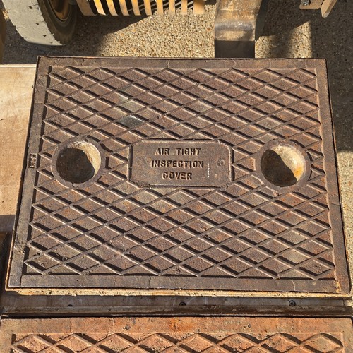 Cast iron manhole cover - manhole,