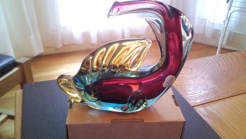 Vintage murano glass fish - vintage,