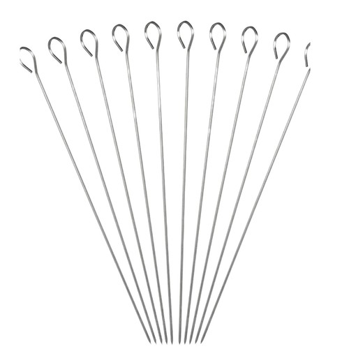 Kebab skewers steel 35cm - 10,