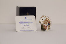 Royal Crown Derby Paperweight - Stoney Middleton Squirrel - Ltd Edition