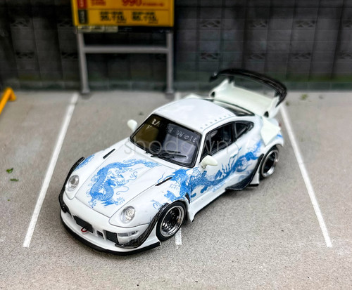 For white 911 rwb 993 - sw, 1:64