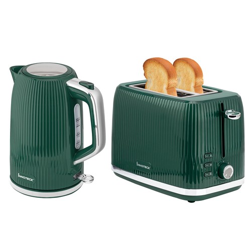 Green kettle and toaster - and, 2