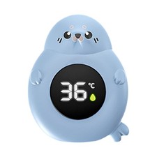 Baby Bath Thermometer - Floating Blue Cartoon Bath Water Temperature