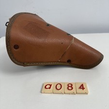 Vintage Tan Brown  Saddle Seat