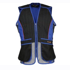 Percussion Skeet Vest Blue Waistcoat Gilet Clay Pigeon Country Hunting Shooting