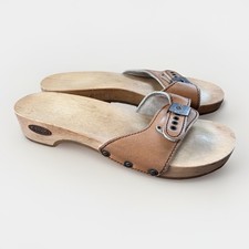 VTG Dr. Scholl’s Tan Leather