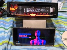 autoradio jvc kd-r774bt bluethot cd usb aux  1 rca x over uscita sub  equalizzat