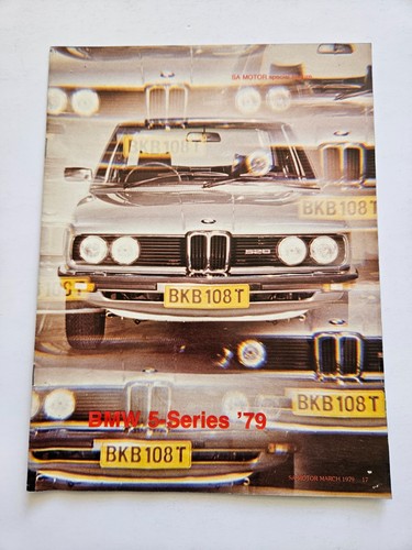 Bmw series e12 motor - bmw, 5