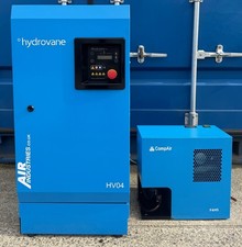 Hydrovane HV04 Rotary Vane Compressor + Refrigerant Dryer & Filter! 24Cfm! 8Bar!