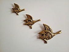 3 Vintage Hanging Brass Flying