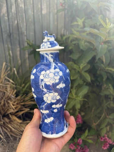 Chinese blue and white - and,