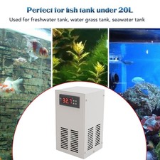 Aquarium Chiller Silent Constant Temp Cooling Heating Fish Tank Water Chill FI