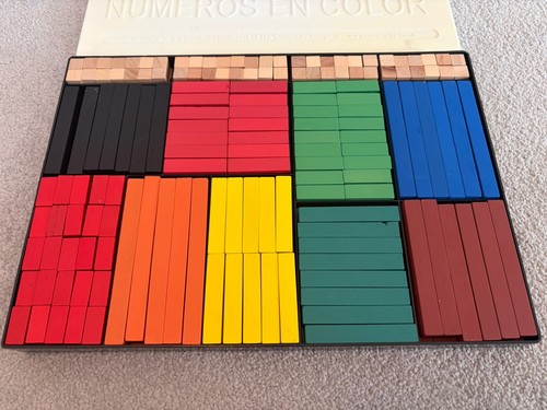 Vintage cuisenaire numbers - numbers, in