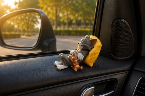 Tom and jerry - cute, car
