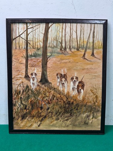 Framed 1985 foxhounds - framed,