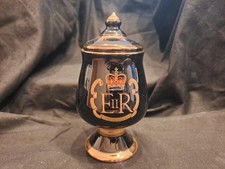 PRINKNASH POTTERY, SLVER JUBILEE GOBLET WITH LID