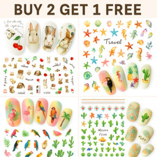 Nail Art Stickers Set Floral