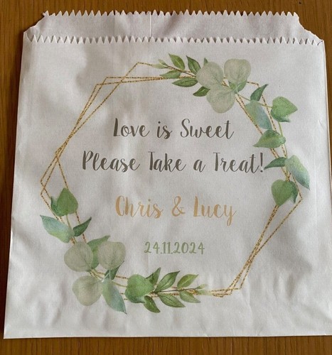 Personalised wedding sweet - personalised,