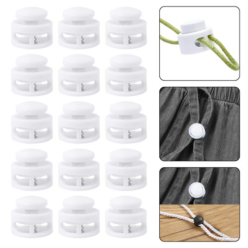Cord lock toggle - cord, plastic