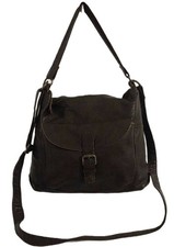 Fat Face Brown Leather Medium Shoulder Bag