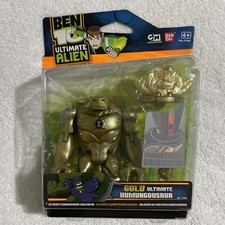 Ben 10 Ultimate Alien GOLD Limited Edition Figure Set Bandai MIB Rare - MOC