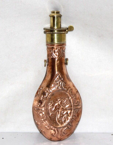 Antique copper gun powder - antique,