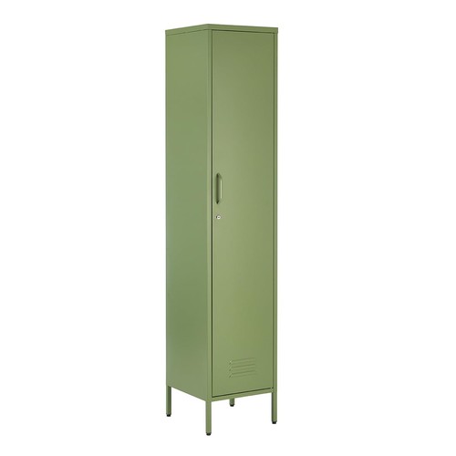 Green metal locker cabinet - green,