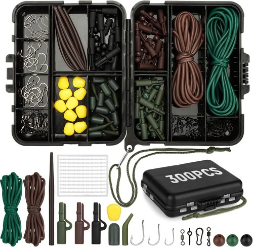 300pcs carp fishing tackle kit - carp,