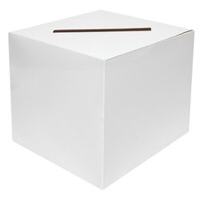 White Wedding Card Box Postbox