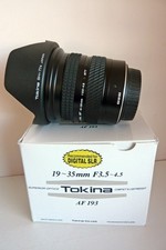 Tokina 19-35 AF Lens Canon Fit