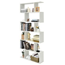 6-Tier Bookcase Free Standing