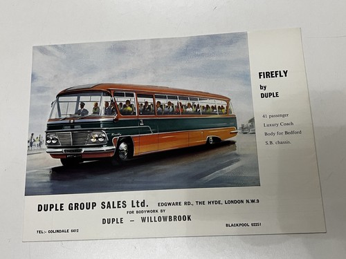 Duple firefly bedford coach - bedford, sb