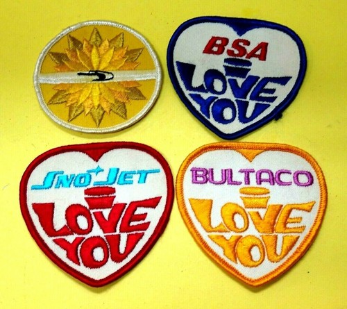 Vintage 1970s patches - vintage, bultaco