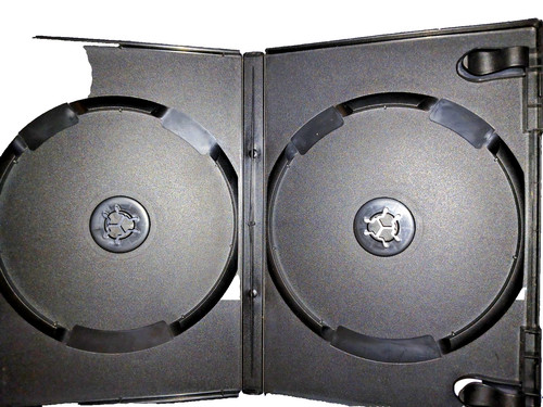 Empty dvd case - black, double