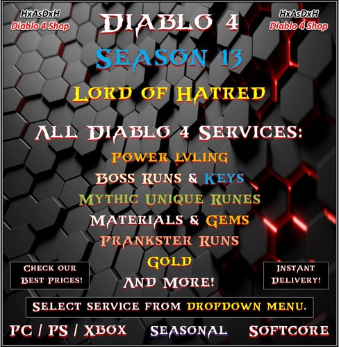 Diablo season 13 - ✨diablo, 4✨season